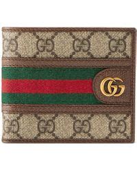 portafoglio con portamonete uomo pelle gucci|Portafogli e portatessere Gucci da uomo .